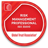 La imagen muestra el logo del curso ISO31000 de risk management professional